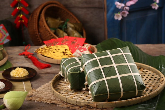 Chung cake - an indispensable traditional food on Vietnamese New Year